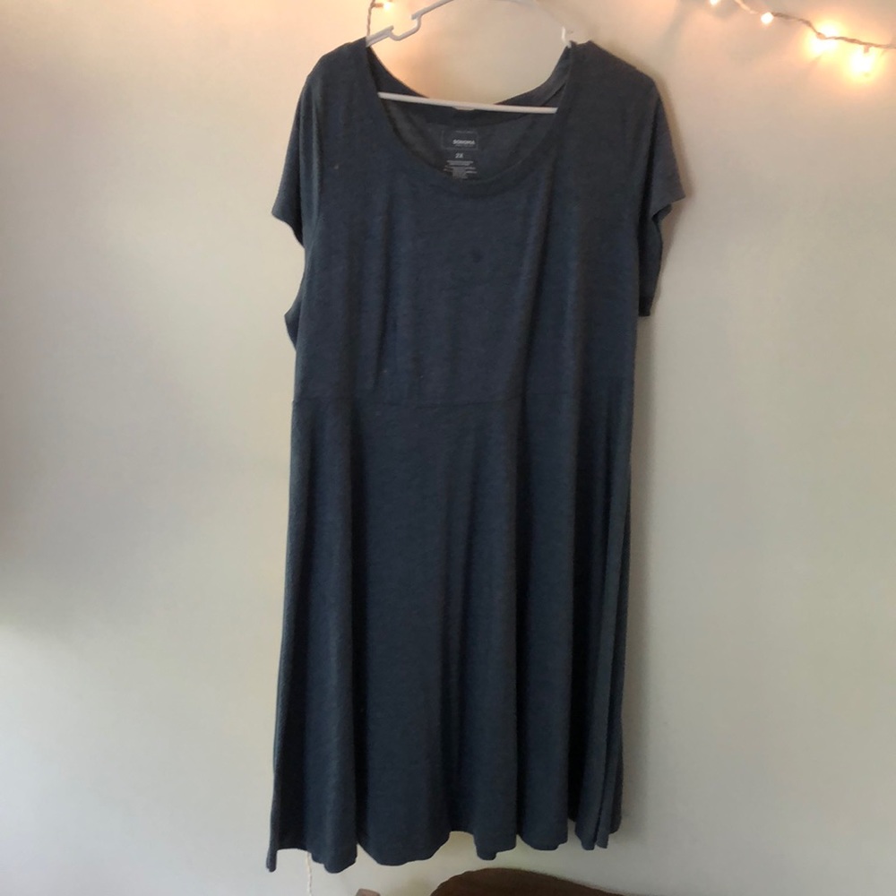 🌸 Sonoma | Blue Short Sleeve Dress in Women's 2x